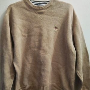Vintage Tommy Hilfiger Light Brown Men's Sweater